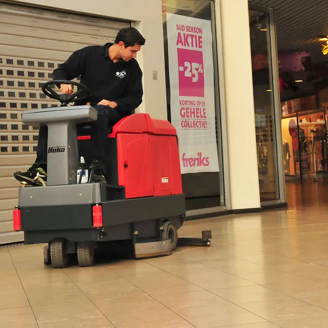 schoonmaak winkelcentrum